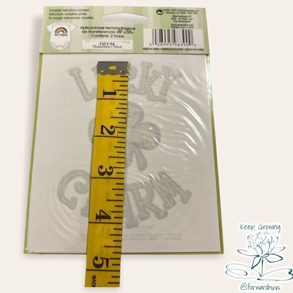 Lucky Charm & Rainbow Iron On Transfer - Picture 8 of 8